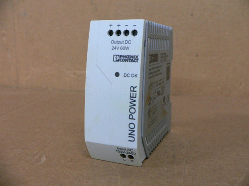 Phoenix Contact Uno-Ps/1Ac/24Dc/60W Power Supply Phoenix Contact Uno-Ps/1Ac/24Dc/60W Power Supply