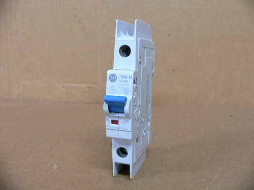 Allen Bradley 1489-M1c050 1 Pole 5A Circuit Breaker Allen Bradley 1489-M1c050 1 Pole 5A Circuit Breaker