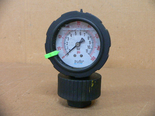 Truflo 0-160 Psi Liquid Filled Pressure Gauge 025378 Truflo 0-160 Psi Liquid Filled Pressure Gauge 025378
