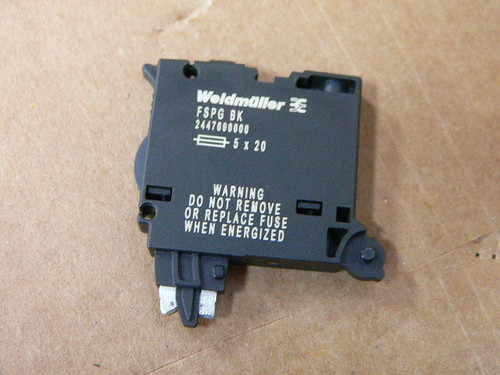 Weidmüller Fspg Bk Fuse Holder 2447690000 Weidmüller Fspg Bk Fuse Holder 2447690000