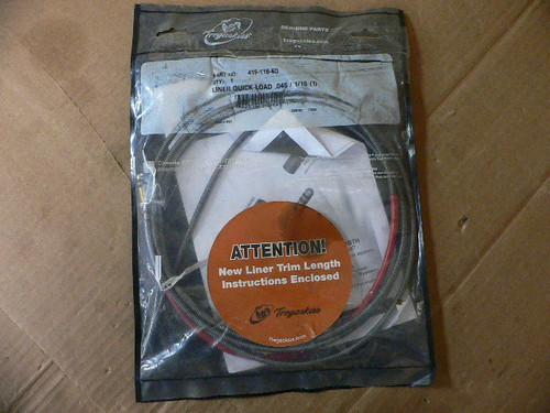 Tregaskiss 415-116-6, Load Liner, For 0.045"-1/16" Wire, 6Ft Tregaskiss 415-116-6, Load Liner, For 0.045"-1/16" Wire, 6Ft