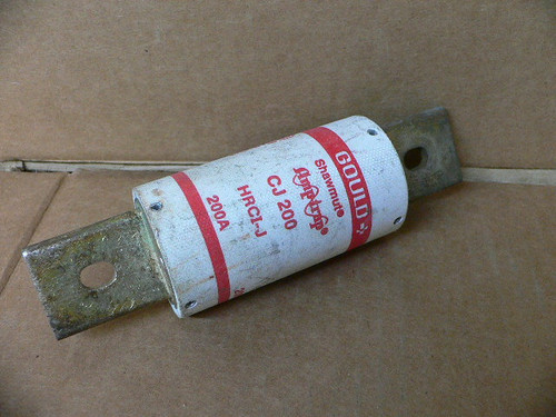 Gould Shawmut Cj200 Amp-Trap Fuse 200A 600Vac Gould Shawmut Cj200 Amp-Trap Fuse 200A 600Vac