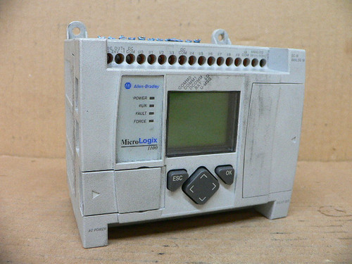 Allen Bradley 1763-L16bwa Micrologix 1100 Plc Processor, Allen Bradley 1763-L16bwa Micrologix 1100 Plc Processor,