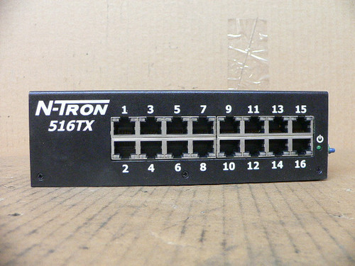 N-Tron 16 Port Industrial Ethernet Switch 516Tx,10-30 Vdc