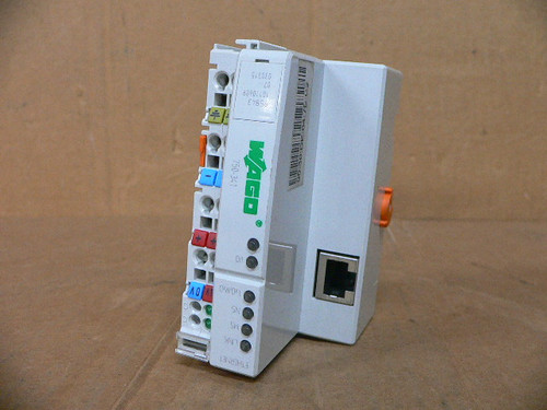 Wago I/O System 750-352 Ethernet Fieldbus Coupler Module Din Rail Mount
