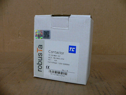 Tc Electric Controls Tc1d1801g7 Contactor 120V Coil
