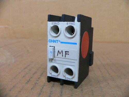 Chint F4-11 Contact Block 1Nc 1No