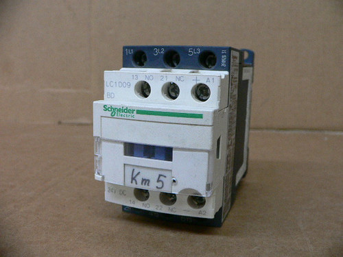 Sq D Schneider Telemecanique Lc1d09bd Contactor 1-7.5Hp 9A 3P 24Vdc