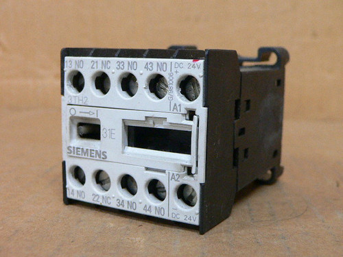 Siemens 3Th2031-0Bb4 Contactor Relay 24V 10A