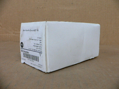 Allen Bradley 800T-Fxq10ra1 Red Illuminated Push / Pull Button