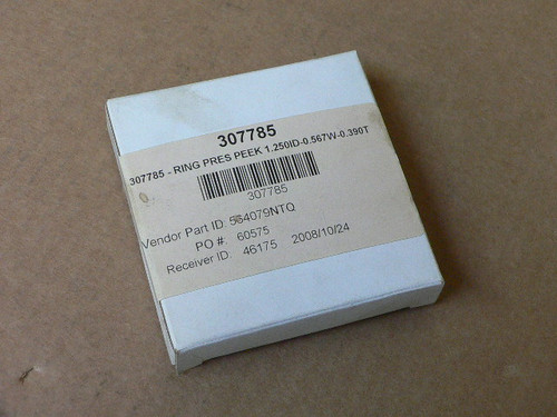 Pressure Ring Seal 1.250"Id X 0.567"W X 0.390"T