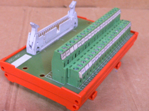 Kingpow Idc40p 40-Pin Male Header Breakout Board Terminal Block Connector Plc Interface