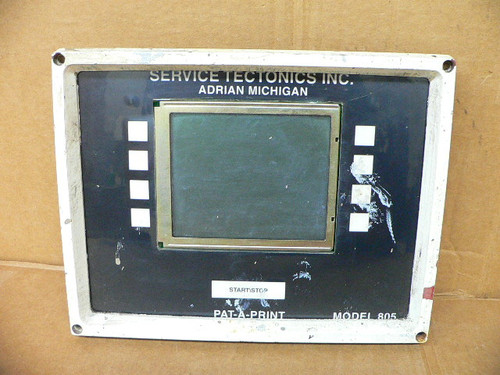 Service Tectonics Pat A Print Model 805 Pad Printer Control Panel