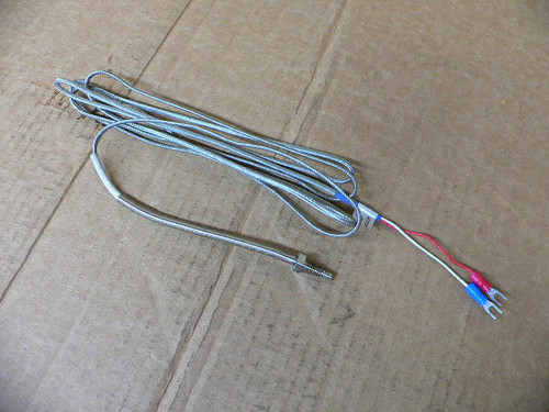 Hualin 2 Meter K Type Thermocouple With Stainless Steel M6 Threaded Probe