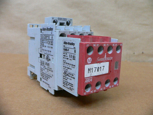 Allen-Bradley 100S-C09d14bc Safety Contactor 9A 110V 50Hz/120V 60Hz