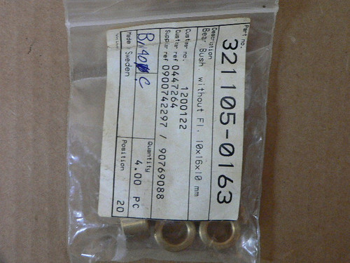 Tetra Pak 321105 0163 Bushing With Out Flange