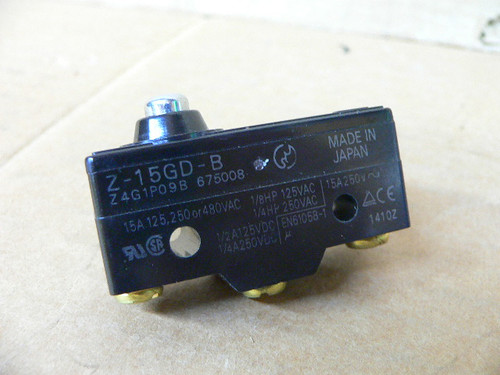 Omron Z-15Gd-B Snap Limit Switch 15A