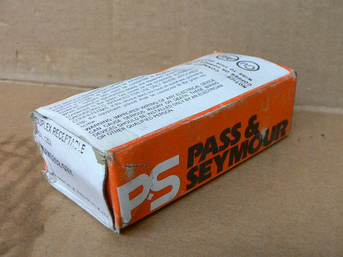 Pass & Seymour Can5262 Duplex Receptacle - Grey