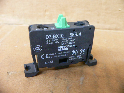 Sprecher + Schuh D7-Bx10 Contact Block