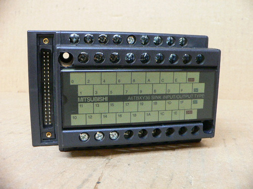 Mitsubishi A6tbxy36 Terminal Board Sink Input/Output Type