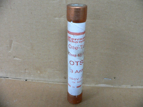 Ferraz Shawmut Ots3 600Vac 3 Amp Fuse