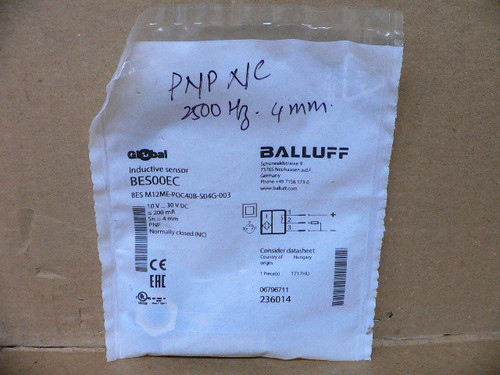Balluff Bes M12me-Poc40b-S04g-003 Proximity Switch Sensor