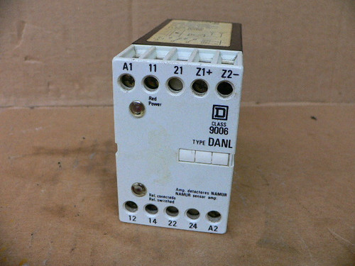 Square D Class 9006 Type Danl Namur Relay Module 110V