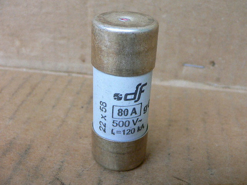 Df Electric 422180 Industrial Fuse 80A High Speed Semiconductor