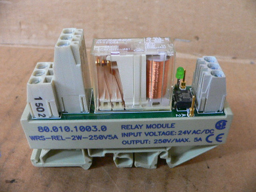 Schrack Wrs-Rel-2W-250V5a Relay Module Input: 24Vac/Dc Output: 5A