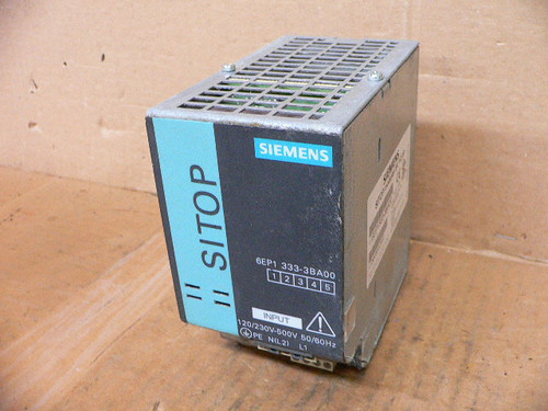 Siemens 6Ep1333-3Ba00 Sitop Modular 24V 5A Power Supply