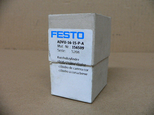 Festo Advu-16-15-P-A 156509 Short-Stroke Cylinder - New