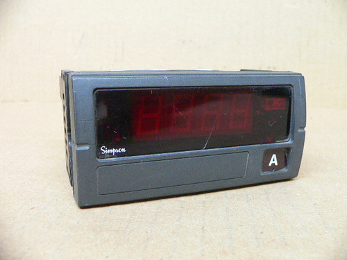 Simpson F351450 3-1/2 120Vac 2Aac Panel Meter