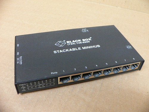 Black Box 1/Pkg Le2801a-Fo Stackable Minihub 12Vdc 1A