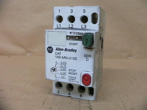 Allen Bradley 140-Mn-0100 Ser  Manual Motor Starter