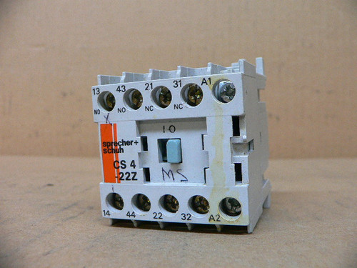 Sprecher Schuh Cs 4-22Z 5A 600V Control Relay 110-120V Coil 50/60Hz Sprecher Schuh Cs 4-22Z 5A 600V Control Relay 110-120V Coil 50/60Hz