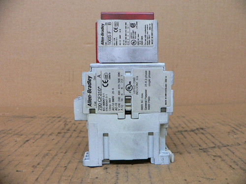 Allen Bradley 700S-Cf440dc Ser A 120V-Ac 25A Safety Control Relay Allen Bradley 700S-Cf440dc Ser A 120V-Ac 25A Safety Control Relay