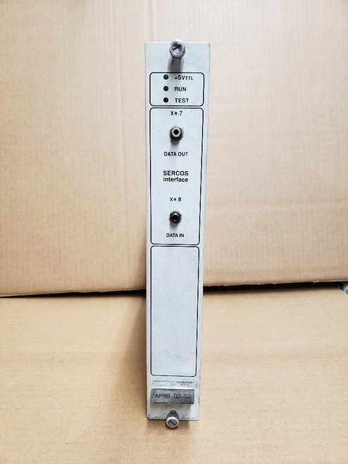 Indramat Aprb02-02 Sercos Interface Axis Processor Module Aprb0202