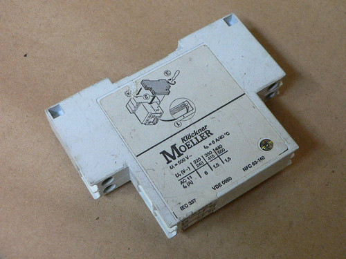 Eaton Klöckner Moeller Nhi22-Pkz 2 Auxiliary Side-Mount Contact Unit