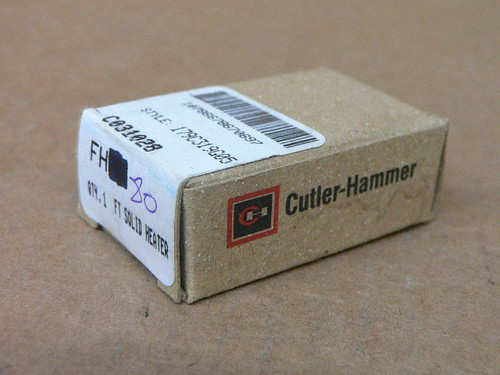 Eaton Corporation Cutler Hammer Fh80 Heater Element Type A Heater Eaton Corporation Cutler Hammer Fh80 Heater Element Type A Heater