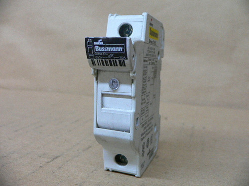 (1) Chcc Bussman Fuse Holder Chcc1di 30 Amp 600 Volt