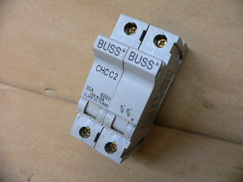 Bussmann Fuse Holder Chcc2di 2 Pole 2P 30 Amp A 30A 600V