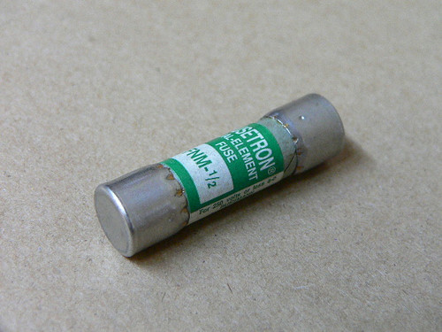 Bussmann Fnm-1/2 (Fnm-0.5) 0.5Amp Time-Delay Fuses 250 Vac