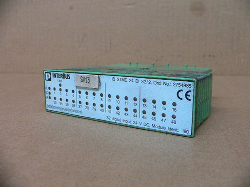 Phoenix Interbus Contact Input Module Ib Stme 24 Di 32/2 Ib St 24 Di32/2 24 Vdc Phoenix Interbus Contact Input Module Ib Stme 24 Di 32/2 Ib St 24 Di32/2 24 Vdc
