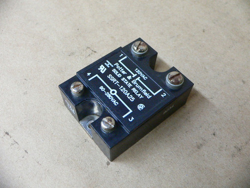 Potter & Brumfield Ssrt-120A25 Solid State Relay 120Vac 90/280Vac