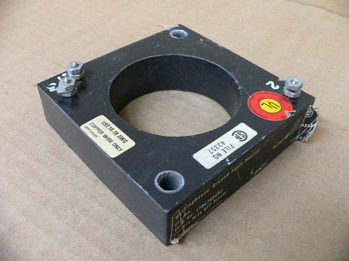 Westinghouse 179C768g01 179C768g02 Ground Current Fault Monitor Sensor 5-60 Amps Westinghouse 179C768g01 179C768g02 Ground Current Fault Monitor Sensor 5-60 Amps