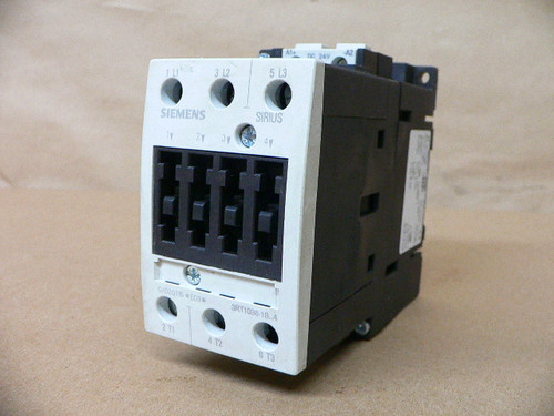Siemens 3Rt1036-1Bb40, 3 Pole, Contactor, 24V, Ac-3,