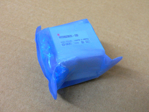 Smc Ncdq2b25-5D Pneumatic Cylinder, Maximum Pressure 145 Psi, New!