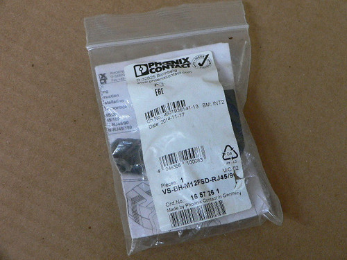 Phoenix Contact Vs-Bh-M12fsd-Rj45/90 Control Cabinet Feed Through