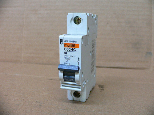 Merlin Gerin Multi9 C60hc-C2 Circuit Breaker 2Amp 1P 240/415V