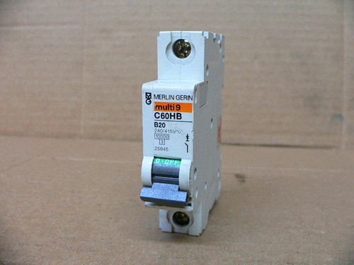 Merlin Gerin Multi 9 C60hb B20 Single Pole Breaker Merlin Gerin Multi 9 C60hb B20 Single Pole Breaker